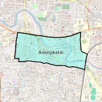 Aminjikarai Map