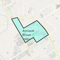 Amrapali Dream Valley Map