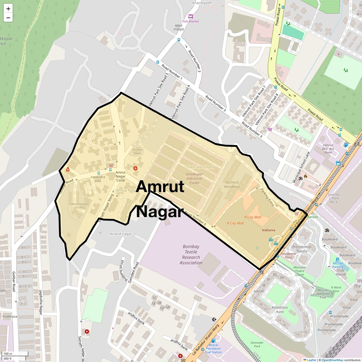 Check Time Travel of Amrut Nagar, Mumbai