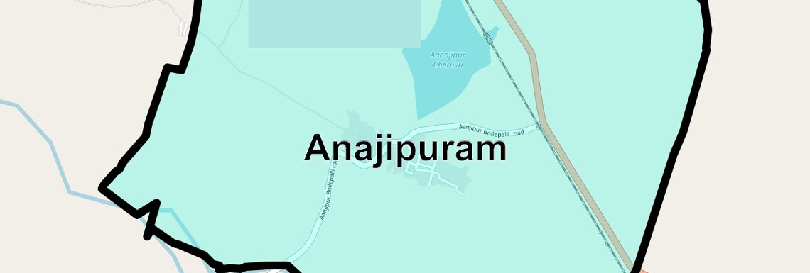 Location Map of Anajipuram, Hyderabad