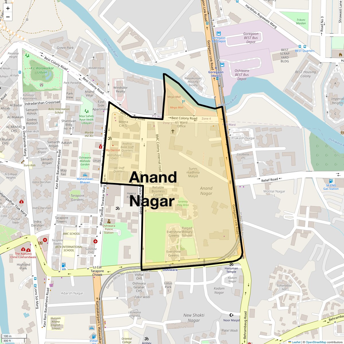 Check Time Travel of Anand Nagar, Mumbai