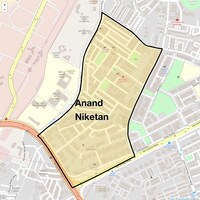 Anand Niketan Map