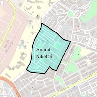 Anand Niketan Map