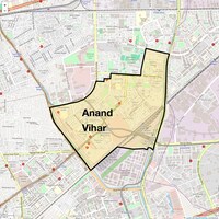 Anand Vihar Map
