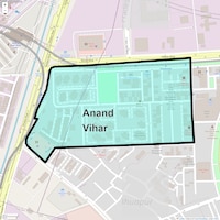 Anand Vihar Map