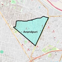 Anandpuri Map