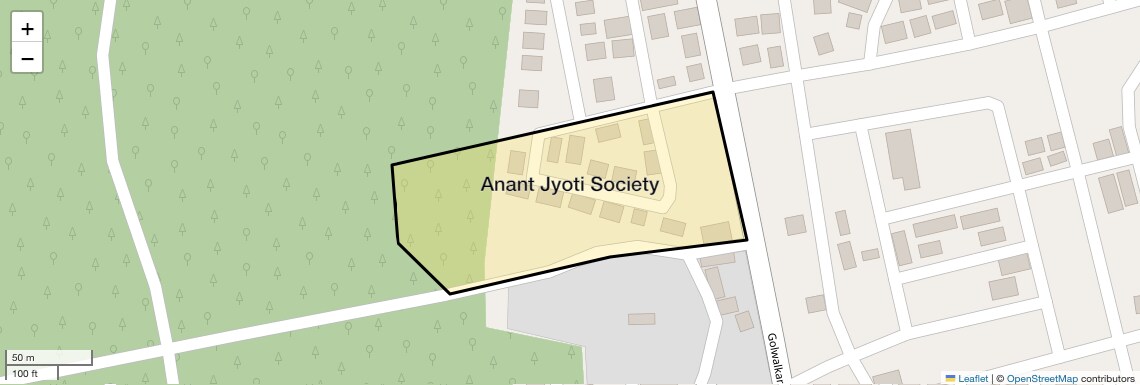 Location Map of Anant Jyoti Society, Pune