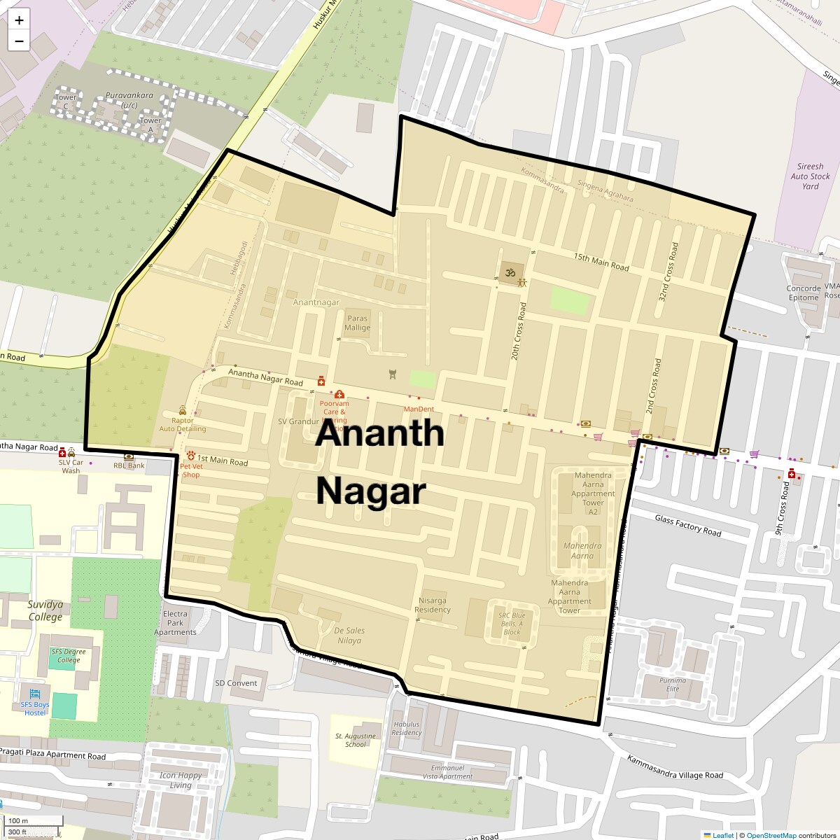Check Time Travel of Ananth Nagar, Bangalore