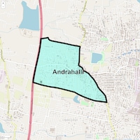 Andrahalli Map