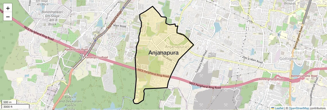 Anjanapura Map