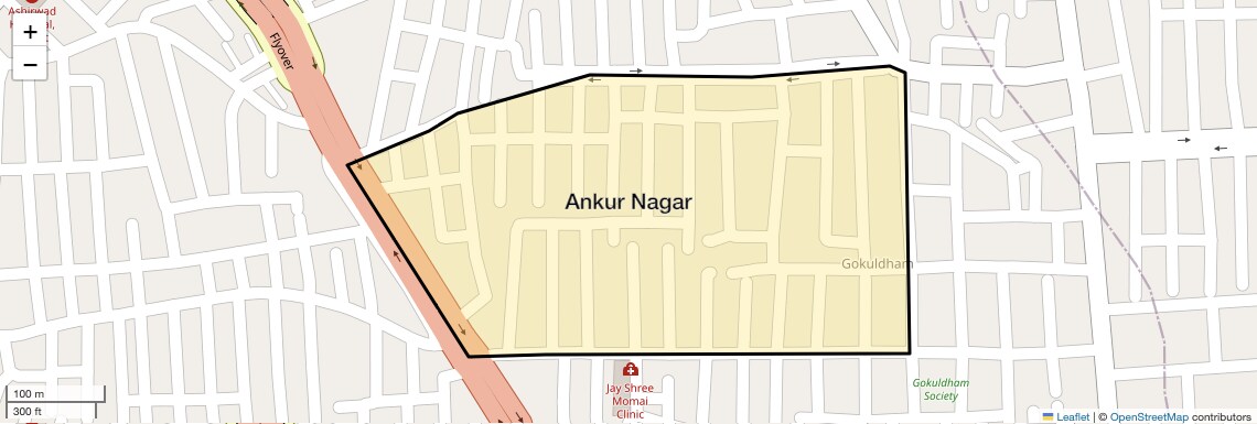 Ankur Nagar Map