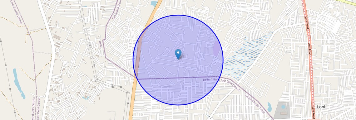 Location Map of Ankur Vihar, Ghaziabad