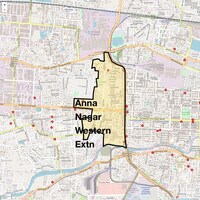 Anna Nagar Western Extn Map