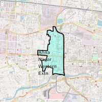 Anna Nagar Western Extn Map