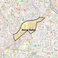Anna Salai Map