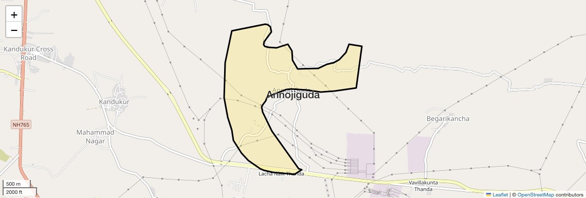Location Map of Annojiguda, Hyderabad