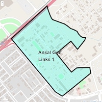 Ansal Golf Links 1 Map