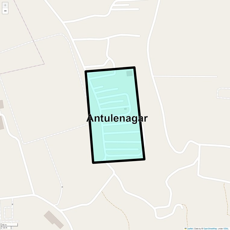 Location Map of Antulenagar