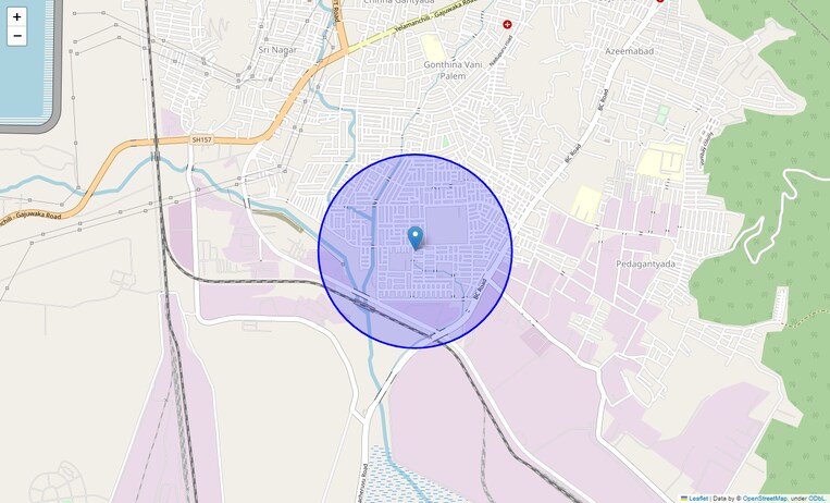 Location Map of Aphb Colony