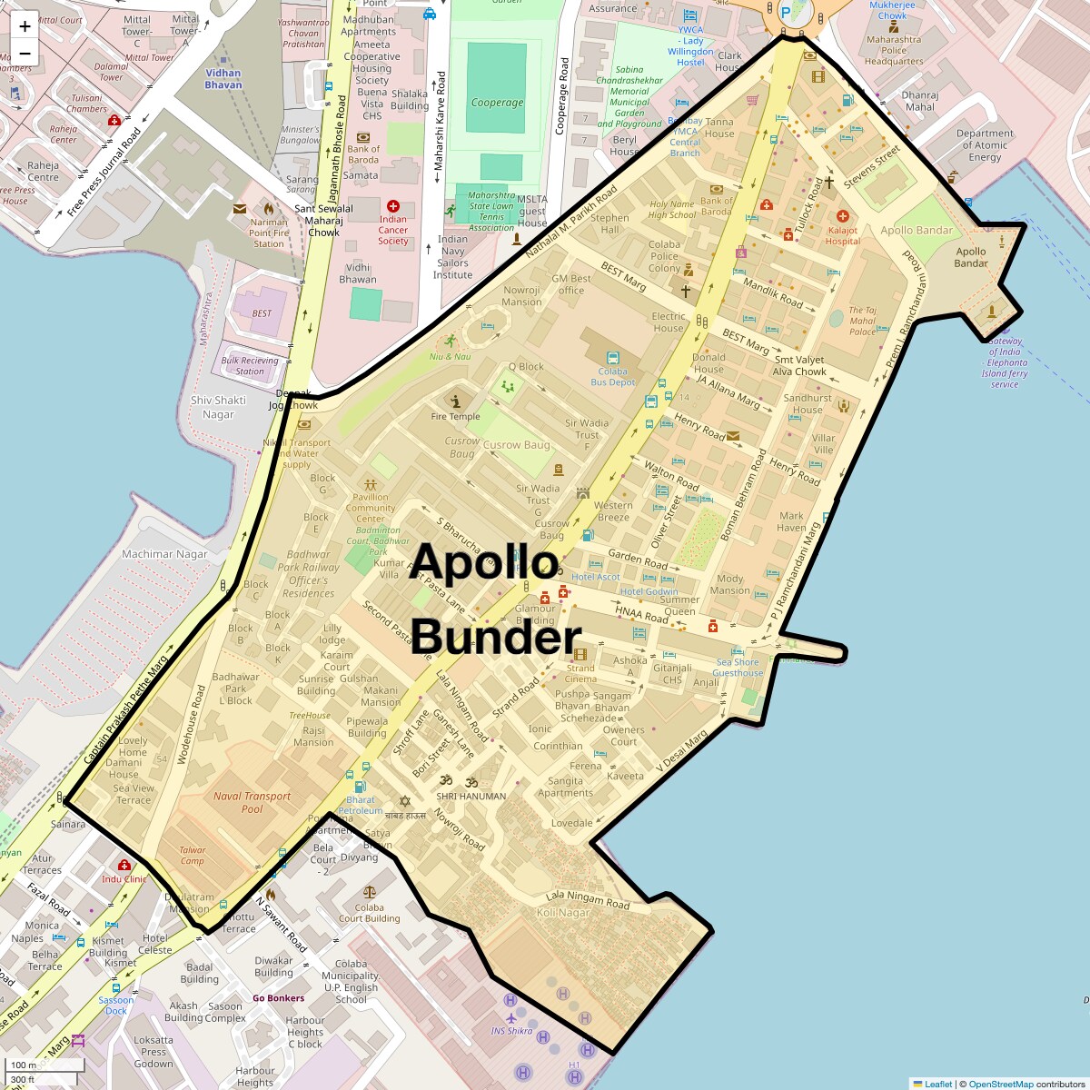 Check Time Travel of Apollo Bunder, Mumbai