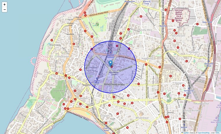 Location Map of Approach Road Area