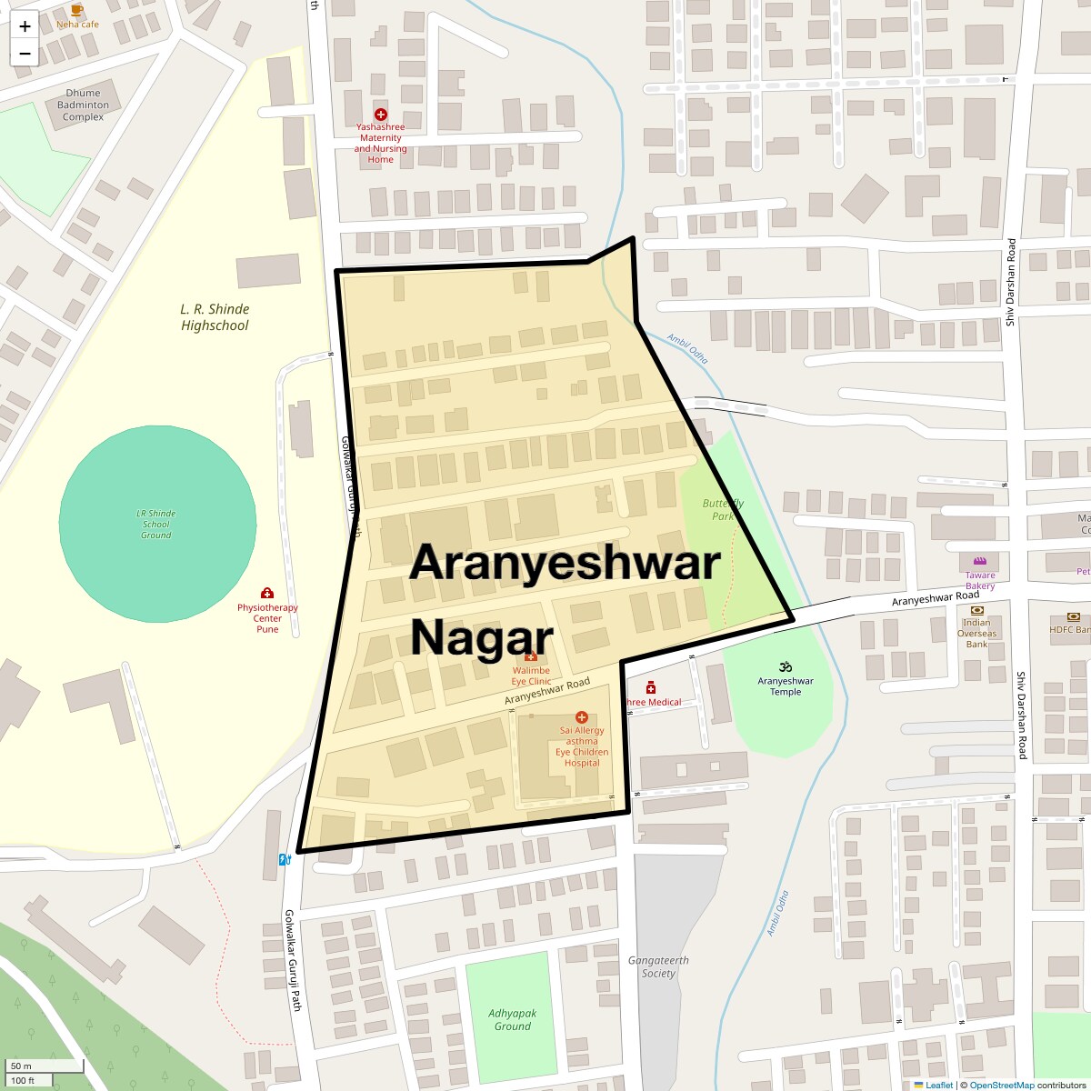 Check Time Travel of Aranyeshwar Nagar, Pune