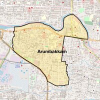 Arumbakkam Map