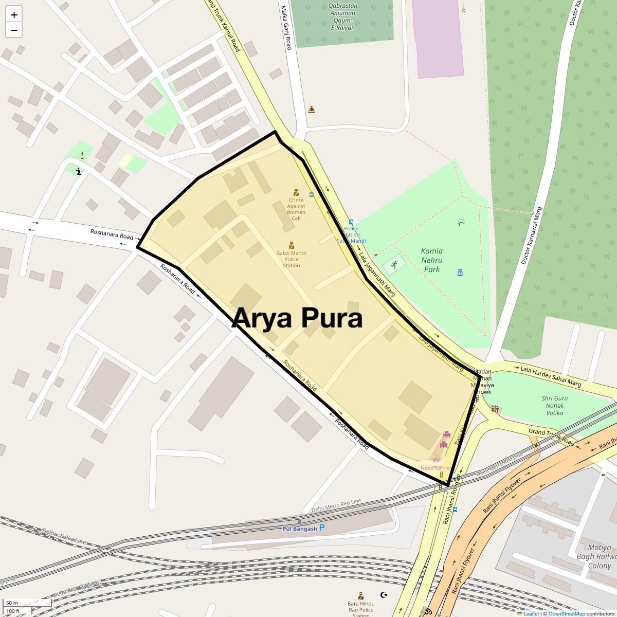 Check Time Travel of Arya Pura, Delhi