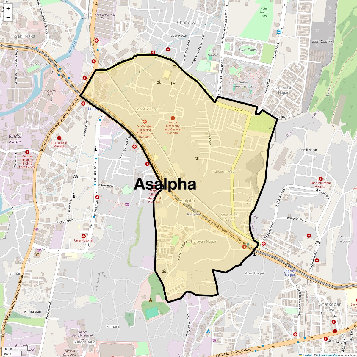 Check Time Travel of Asalpha, Mumbai