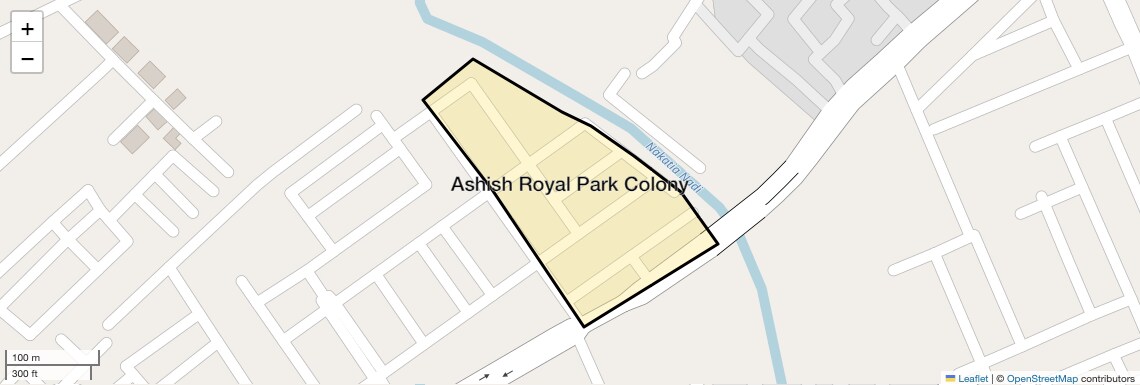 Location Map of Ashish Royal Park Colony, Bareilly