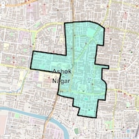 Ashok Nagar Map