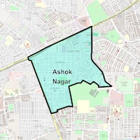 Ashok Nagar Map