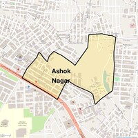 Ashok Nagar Map