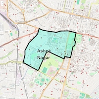 Ashok Nagar Map