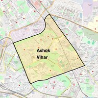 Ashok Vihar Map