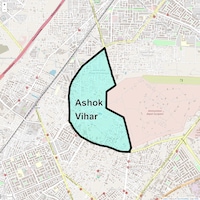 Ashok Vihar Map