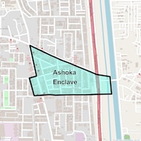 Ashoka Enclave Map