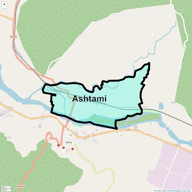 Location Map of Ashtami