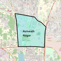 Ashwath Nagar Map