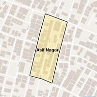 Asif Nagar Map