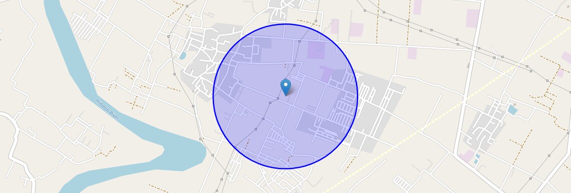 Location Map of Atour, Ghaziabad