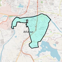 Attapur Map
