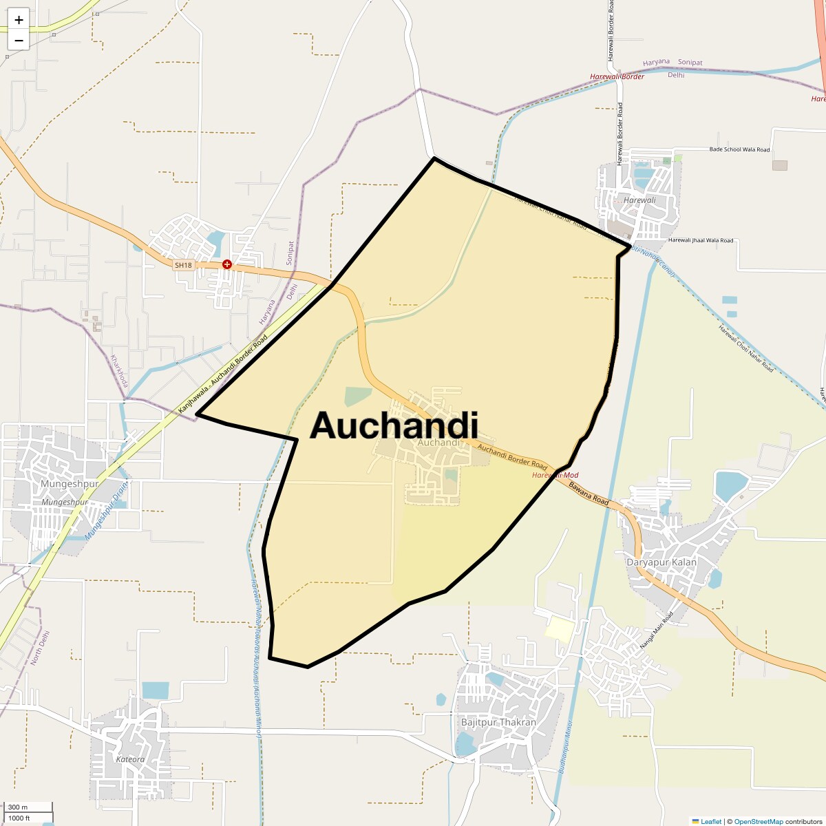 Check Time Travel of Auchandi, Delhi