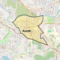 Aundh Map