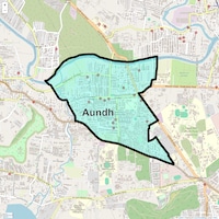 Aundh Map