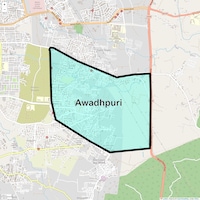 Awadhpuri Map