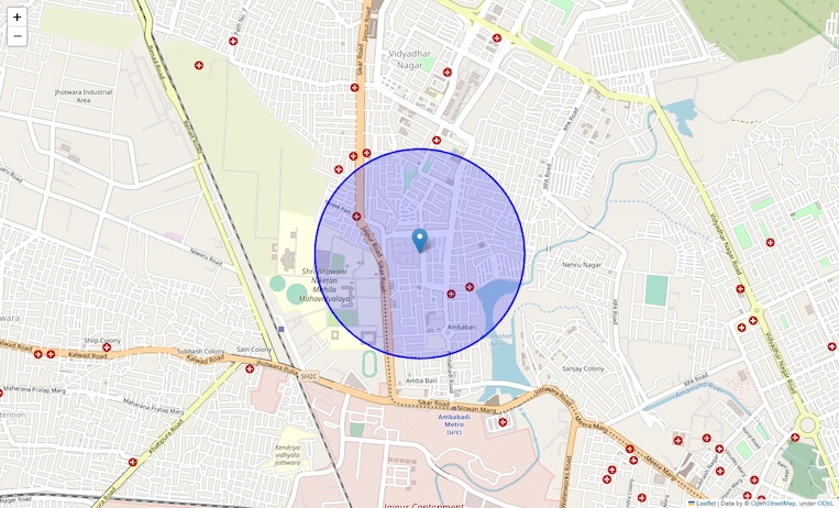 Location Map of Awho Colony