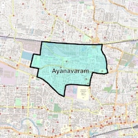 Ayanavaram Map