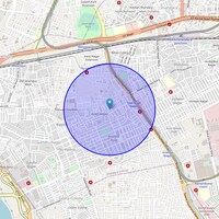 Azad Nagar Map