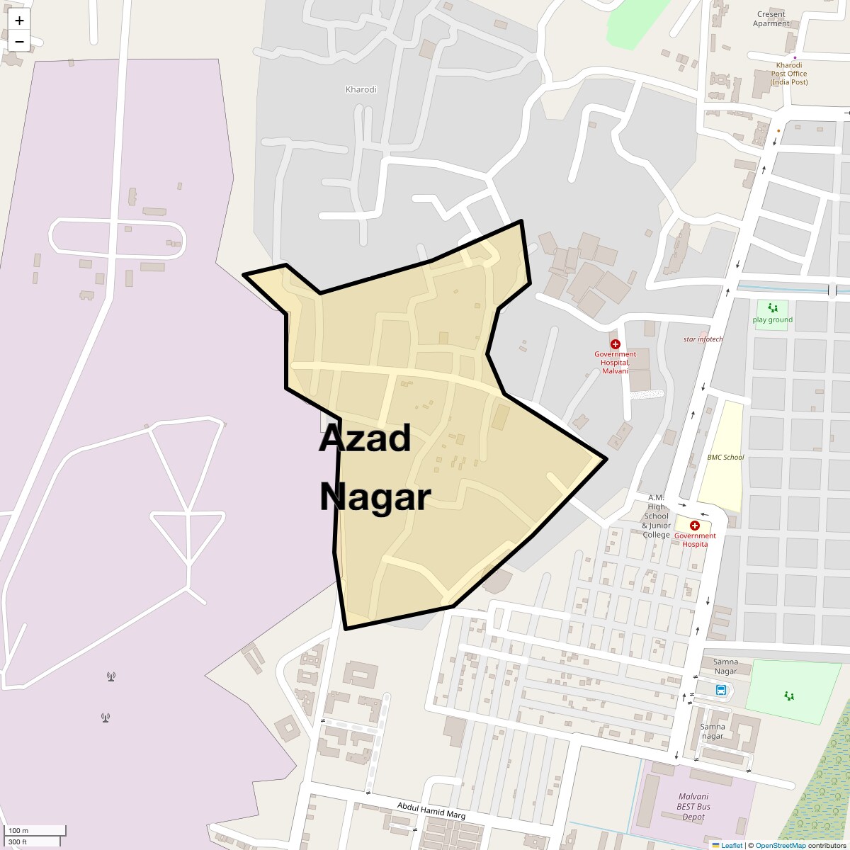 Check Time Travel of Azad Nagar, Mumbai